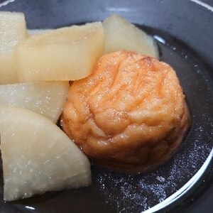 魚河岸揚げと大根の煮物